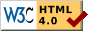 HTML 4.0 compliant